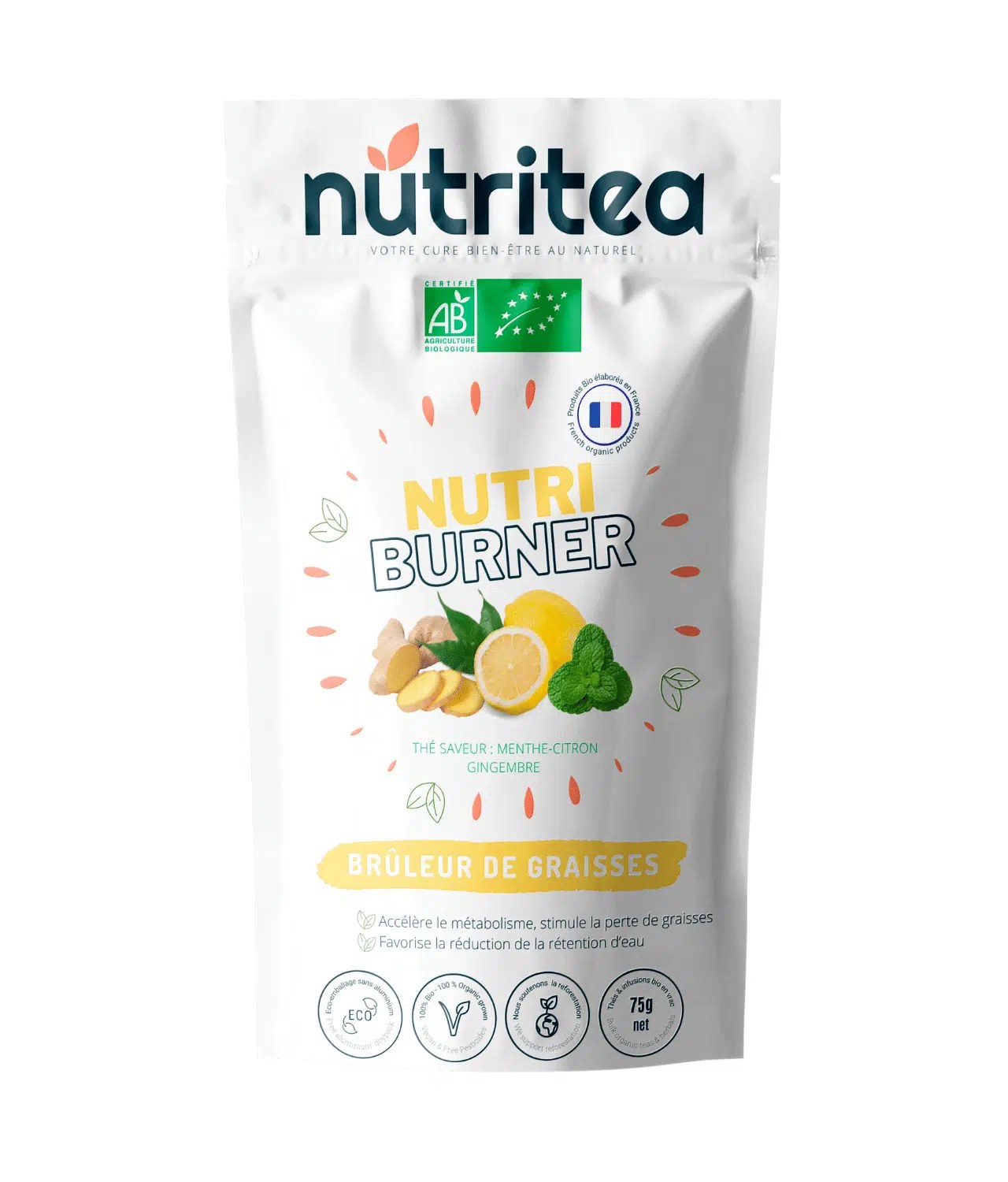 NutriBurner-Organic Detox Tea burns fat